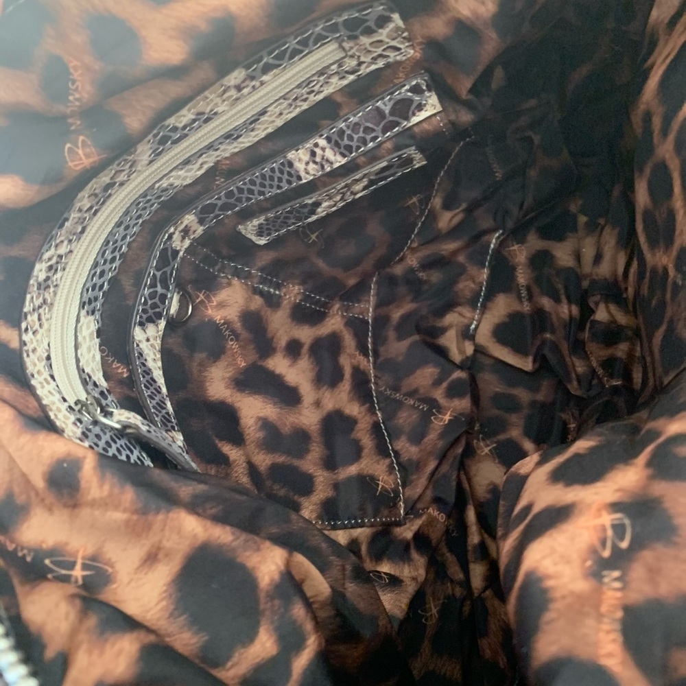 B. Makowsky Python Snakeskin Purse - image 5